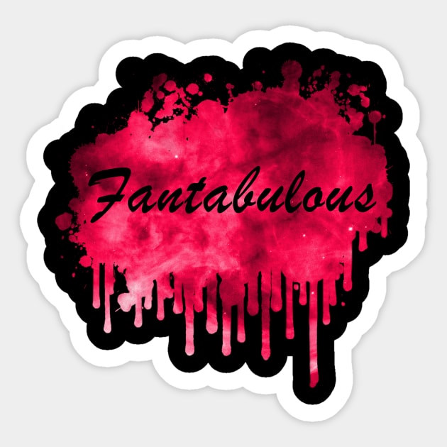 Fantabulous Funny 80s Sticker by solsateez